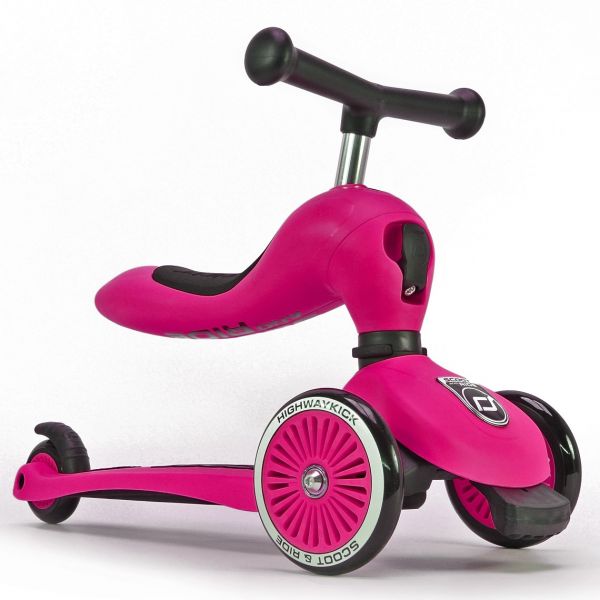 Trotineta 2 in 1 Scoot Ride HighwayKick 1 Pink 1-5 ani marca Scoot & Ride cu comanda online