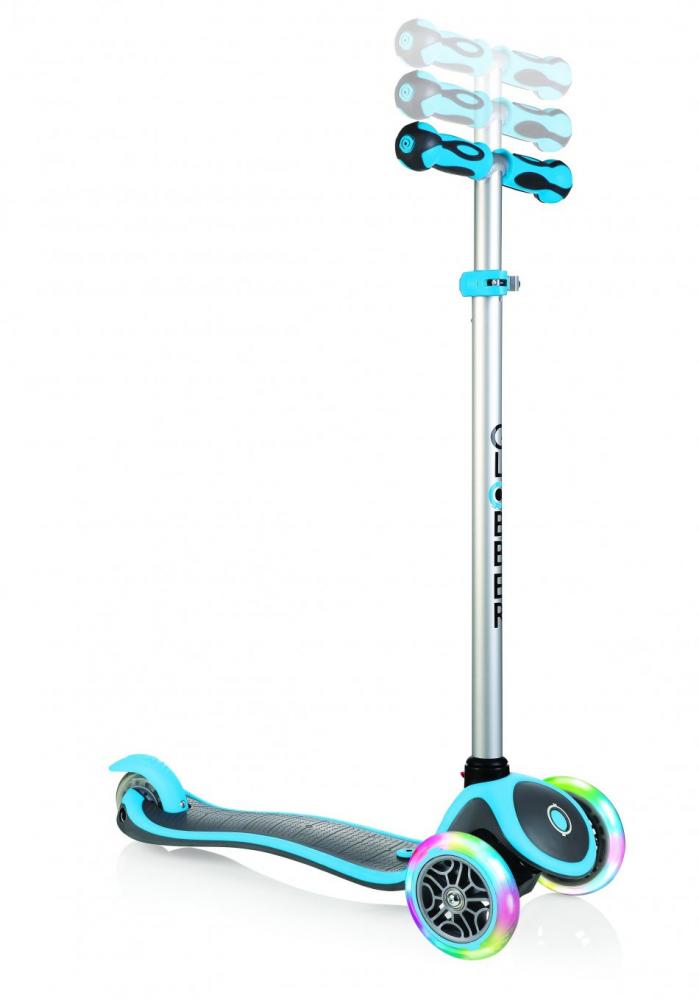 Trotineta Globber Evo 4 in 1 Plus Sky Blue Lights marca Globber cu comanda online