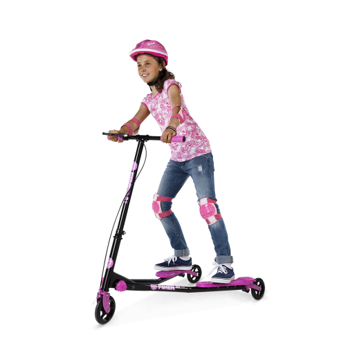 Trotineta Y Volution Fliker Air A3 Black Pink marca Yvolution cu comanda online