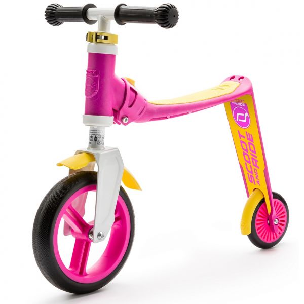 Trotineta copii transformabila 2 in 1 Scoot Ride Highwaybaby+ rozgalben marca Scoot & Ride cu comanda online