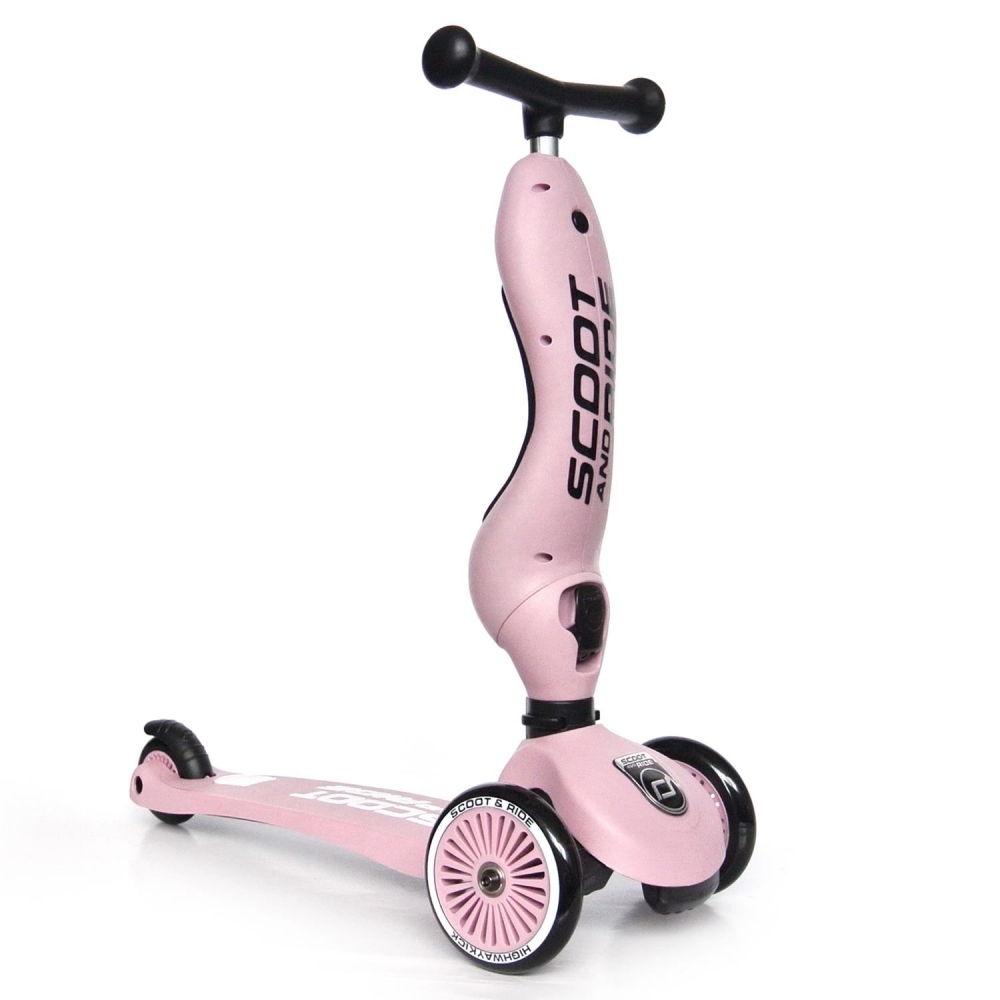 Trotineta copii transformabila 2in1 Scoot Ride HighwayKick 1 Rose marca Scoot & Ride cu comanda online