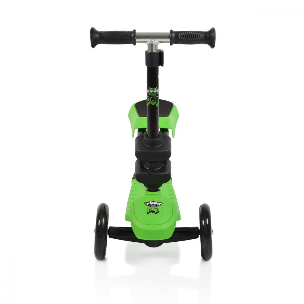 Trotineta multifunctionala 2 in 1 cu lumini Pop Green marca Byox cu comanda online