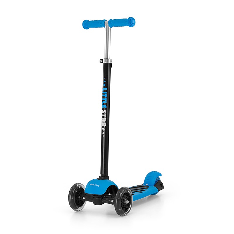 Trotineta multifunctionala 3 in 1 Little Star Blue marca Milly Mally cu comanda online