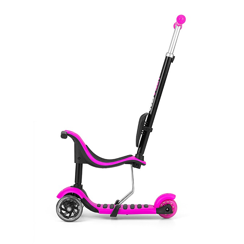 Trotineta multifunctionala 3 in 1 Little Star Pink marca Milly Mally cu comanda online