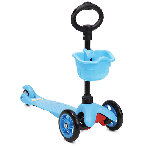 Trotineta multifunctionala 3 in 1 Scooter Blue marca MONI cu comanda online