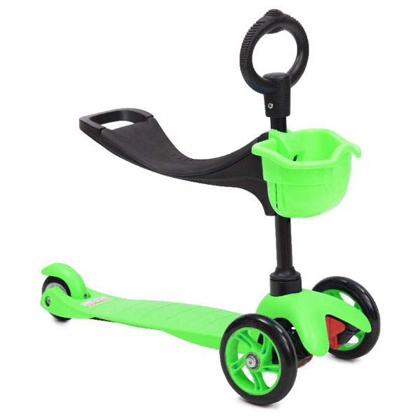 Trotineta multifunctionala 3 in 1 Scooter Green marca MONI cu comanda online