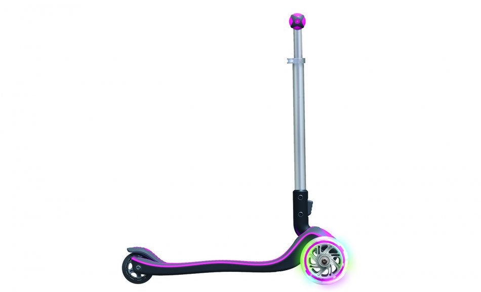 Trotineta pliabila Elite Lights Wheels Roz marca Globber cu comanda online