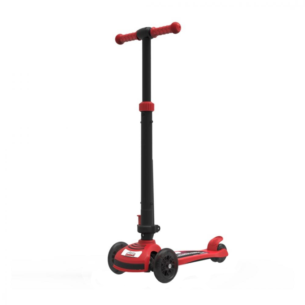 Trotineta pliabila cu lumini Power Scooter Rosu marca PILSAN cu comanda online