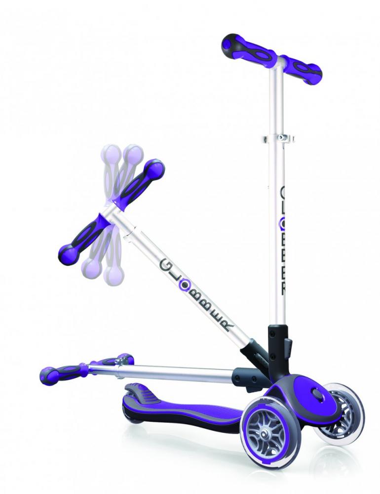 Trotineta reglabila My Free Elite Violet marca Globber cu comanda online