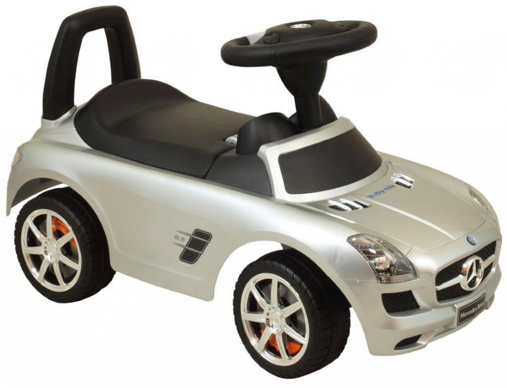 Vehicul pentru copii Mercedes Silver marca BABY MIX cu comanda online